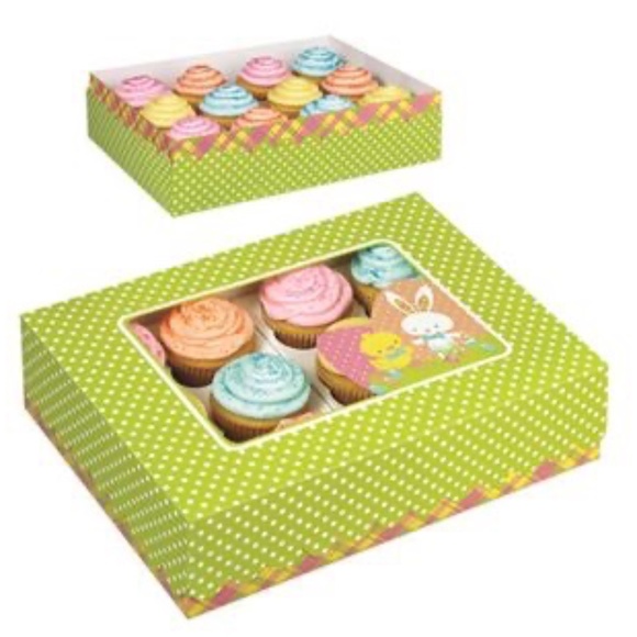 2 - WILTON EASTER HOP & TWEET CUPCAKE BOX - Picture 2 of 7